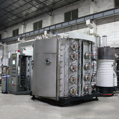Máy phủ PVD thân thiện với da cho các bộ phận đồng hồ với tấm gương kim loại súng mờ trang trí bạc