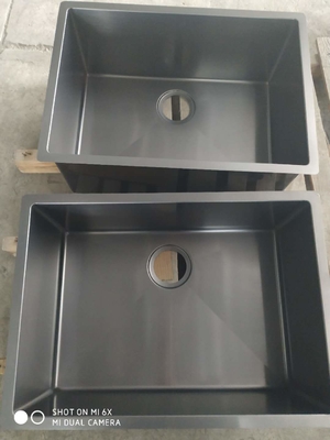 Thợ giặt / bồn rửa / vòi nước trang trí Màu vàng Pvd Chrome Titanium Vacuum Coating Machine