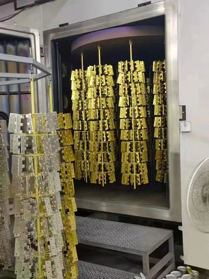 Hệ thống sơn PVD hiệu quả cao với độ bóng kim loại sáng và điều khiển tự động đầy đủ cho đồ trang sức và thủy tinh thép không gỉ