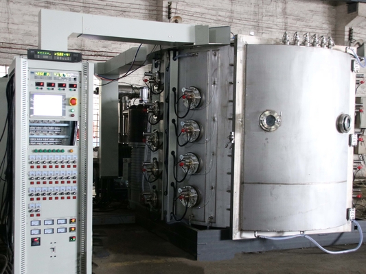 Máy phủ chân không PVD màu vàng tự động chuyên nghiệp cho đồ dùng bàn đồ nội thất phần cứng