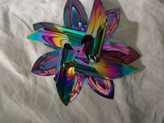 Máy sơn chân không Pvd kích thước nhỏ / Máy sơn chân không màu cầu vồng Titanium