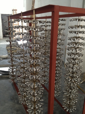 Máy phủ chân không PVD hiệu quả năng lượng cao tải thẳng đứng tấm thép không gỉ
