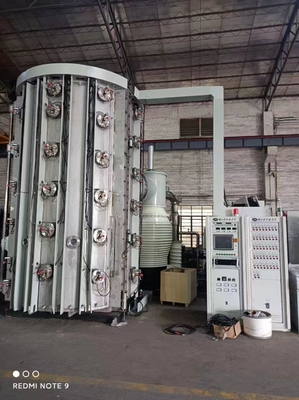 Máy sơn bột bằng kim loại nhôm Full Auto Wheel DC Magnetron Sputtering Coating Machine