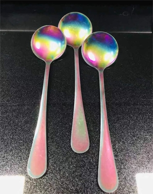 Rainbow Color ống xả PVD Plating Máy 1 năm bảo hành