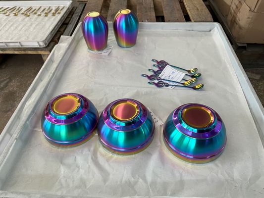 Máy phủ chân không Pvd gốm Pvd thiết bị mạ chân không cho mạ vàng