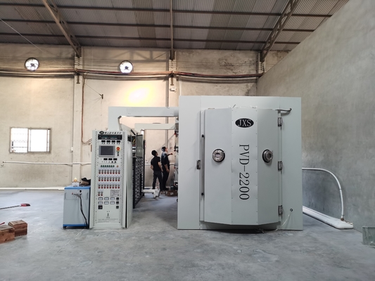 Hệ thống lớp phủ chân không PVD kim loại thép không gỉ cho vàng hoa hồng vàng xanh xám đen màu cầu vồng