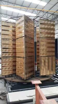 Máy phủ PVD chống mòn với quy trình bền cao và hệ thống điều khiển tự động đầy đủ cho gạch gốm