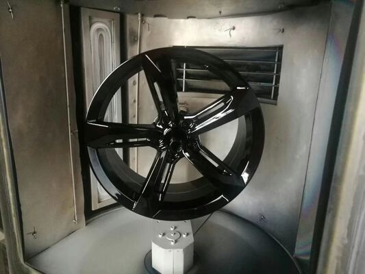 Máy phủ PVD nhiều màu tùy chỉnh với điều khiển tự động hoàn toàn và bảo hành 1 năm cho việc nâng cao bề mặt bánh xe tự động