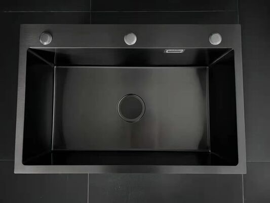 Máy phủ chân không PVD mạ bề mặt tùy chỉnh cho kết cấu bồn rửa bằng thép không gỉ và bồn rửa nhà bếp cao cấp