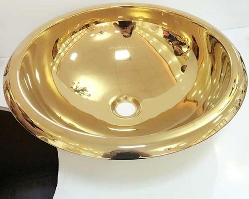 Máy tráng chân không màu vàng gốm sứ vệ sinh PVD