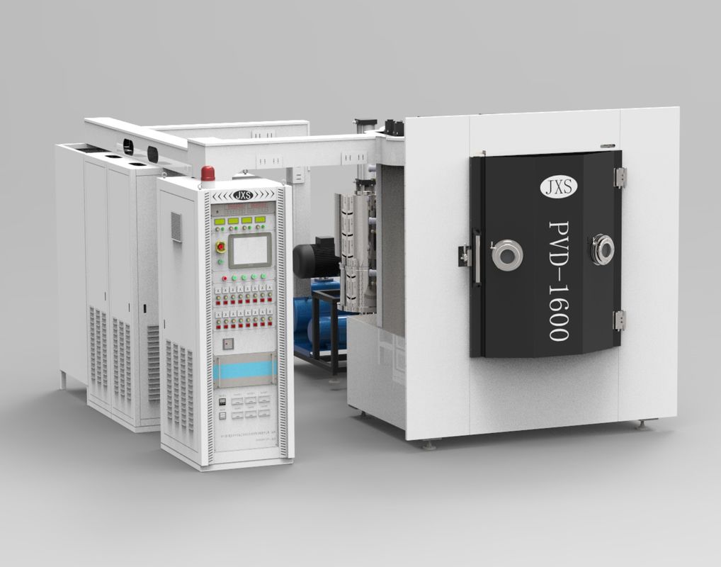 Máy sơn kính hạt hạt vàng nâu đa màu chân không PVD