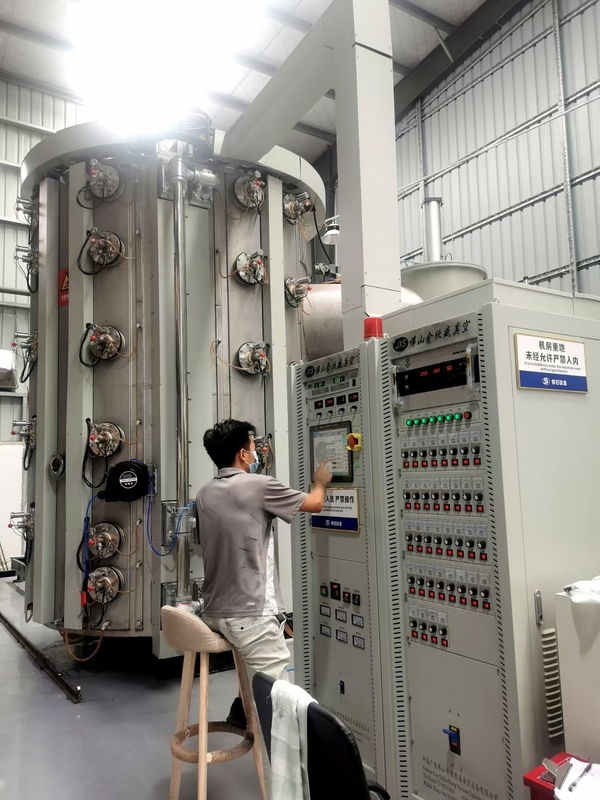 Máy phủ titan multi arc ion cho ống ống khóa tay cầm cửa thép không gỉ