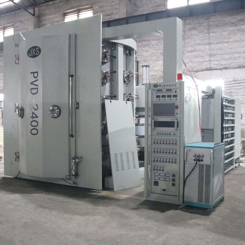 Thiết bị PVD kim loại hóa chân không cho thợ thủ công trang trí nhựa với màu kim loại phong phú và giảm bề mặt mịn