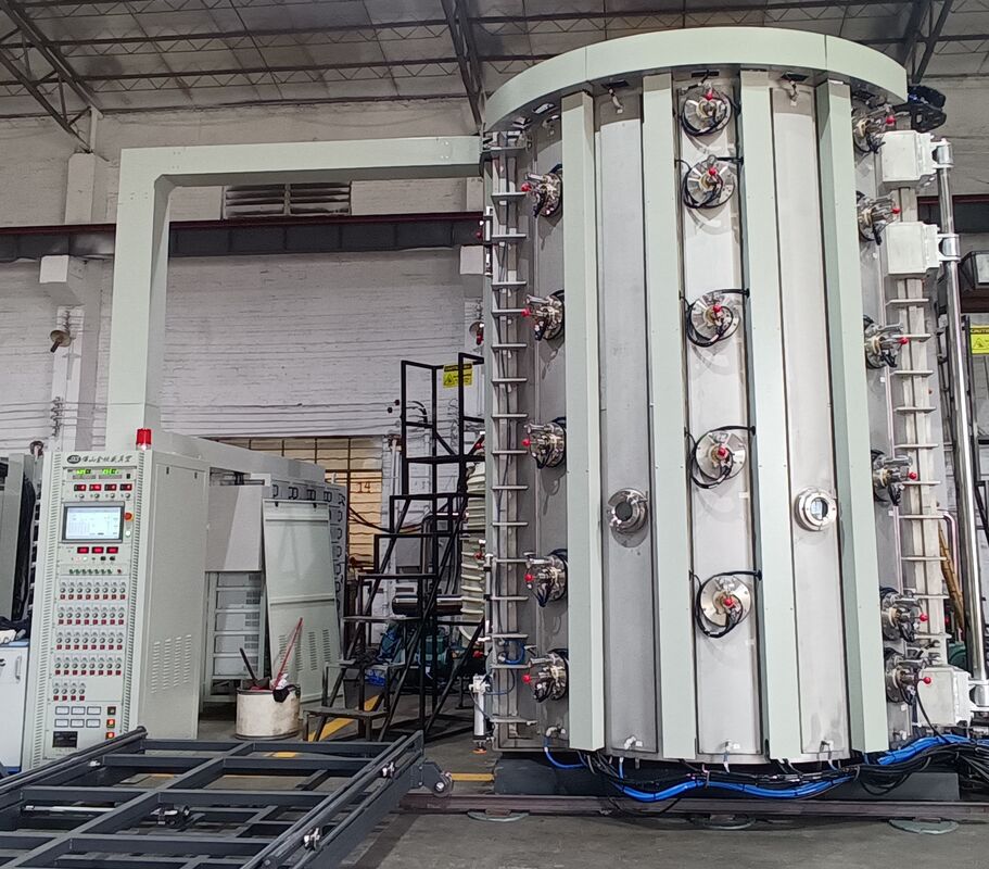 Máy sơn PVD bền lâu cho các bộ phận đồ nội thất thép không gỉ với hệ thống điều khiển tự động đầy đủ