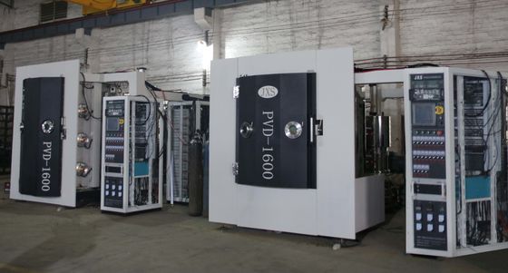 Máy phủ bột bằng thép không gỉ Titanium Gold PVD Vacuum Magnetron Sputtering