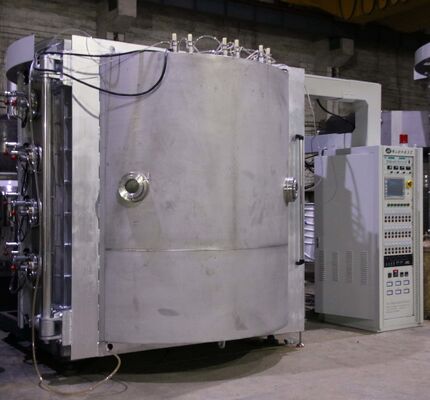 Giá tốt. Máy sơn PVD phản xạ cao với điều khiển tự động đầy đủ và buồng thép không gỉ để trang trí kính trực tuyến