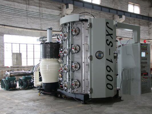 chất lượng Máy bọc PVD chống trầy xước với kết thúc đồng nhất và hệ thống điều khiển tự động đầy đủ cho đồ nội thất kim loại nhà máy sản xuất