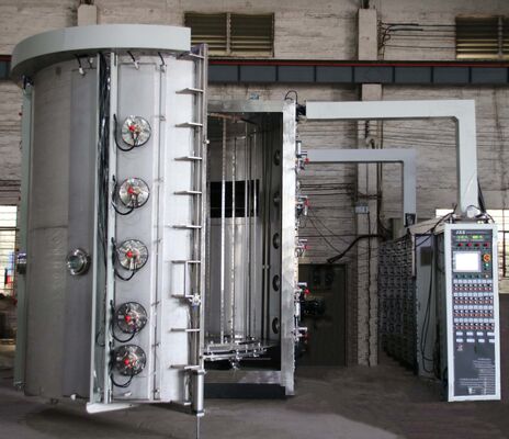 Chất lượng Máy Phủ Màng Chân Không Phun Phún Xạ Magnetron Tự Động Hoàn Toàn Cho Phôi Gạch Men Với Nhiều Lớp Hoàn Thiện Kim Loại nhà máy