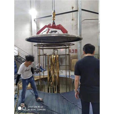 Công suất lớn Bàn ghế inox nội thất Titanium Gold PVD Máy hút chân không