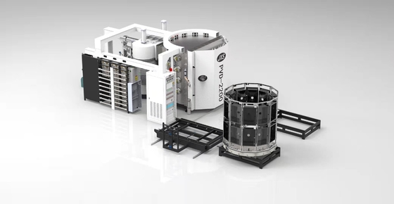 Đồng hồ 65KW Điện thoại di động Thiết bị phủ kính Máy phủ PVD