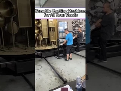 Gold Rose Gold Super Chrome Effect PVD Vacuum Coating Máy phun từ trục